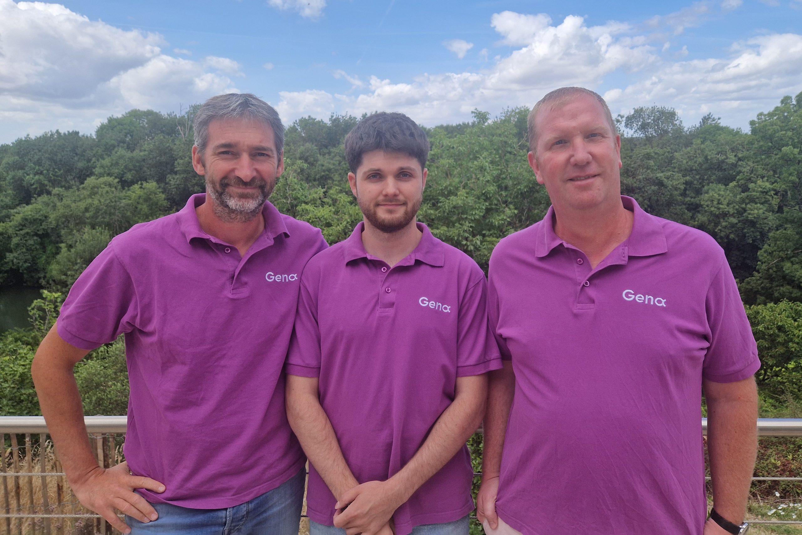 L'équipe de Gena-App : de gauche à droite : Mathieu Ruault, Lucas Mercier et Anthony Hochet