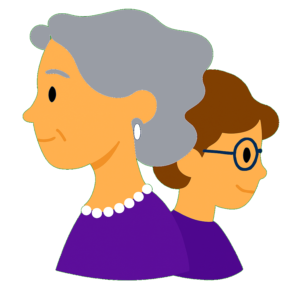 Pictogramme du jeu "Germaine ou Hugo" de Gena-App. 20 portraits sont alignés. L'objectif est de découvrir le portrait mystère. Ce jeu fait travailler la logique et la mémoire.