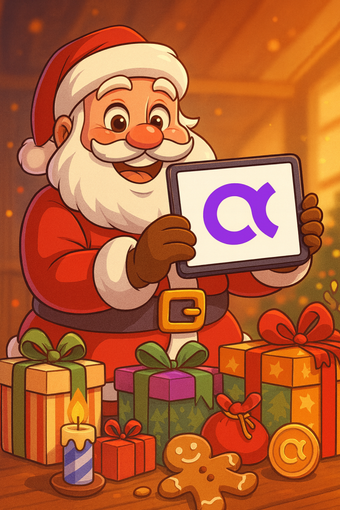 Père Noël offre un abonnement Gena-app, l'application ludique pour relier les générations