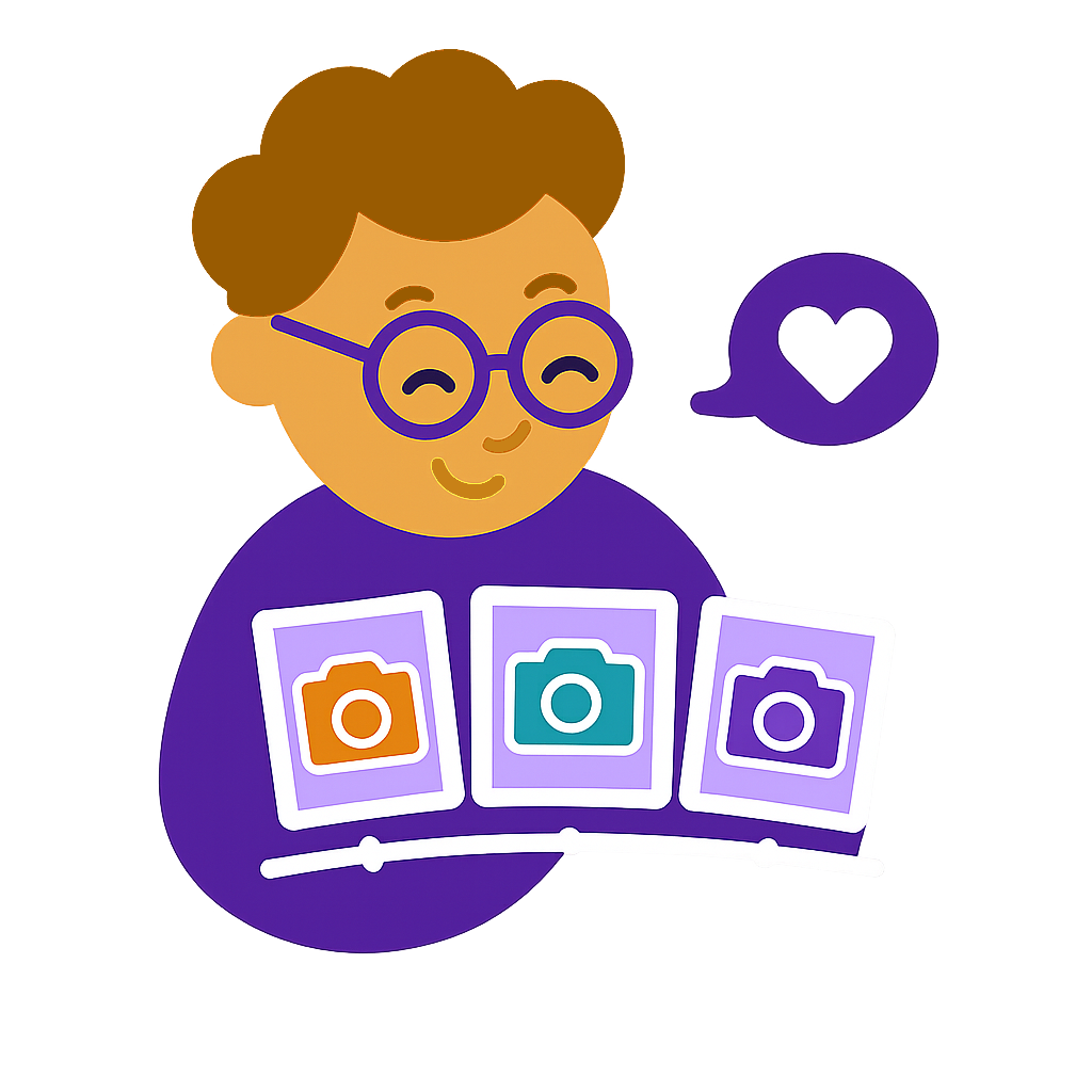 Picto jeu "A nos souvenirs" de Gena-App, une application de jeux numériques intergénérationnelle