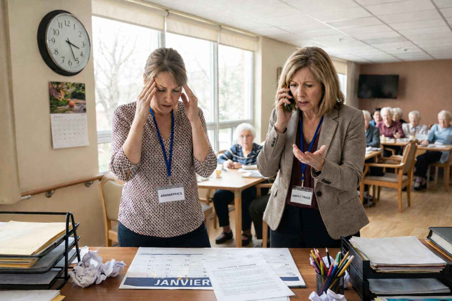 Les défis des animations pour structure seniors - une directrice et une animatrice cherchent des solutions