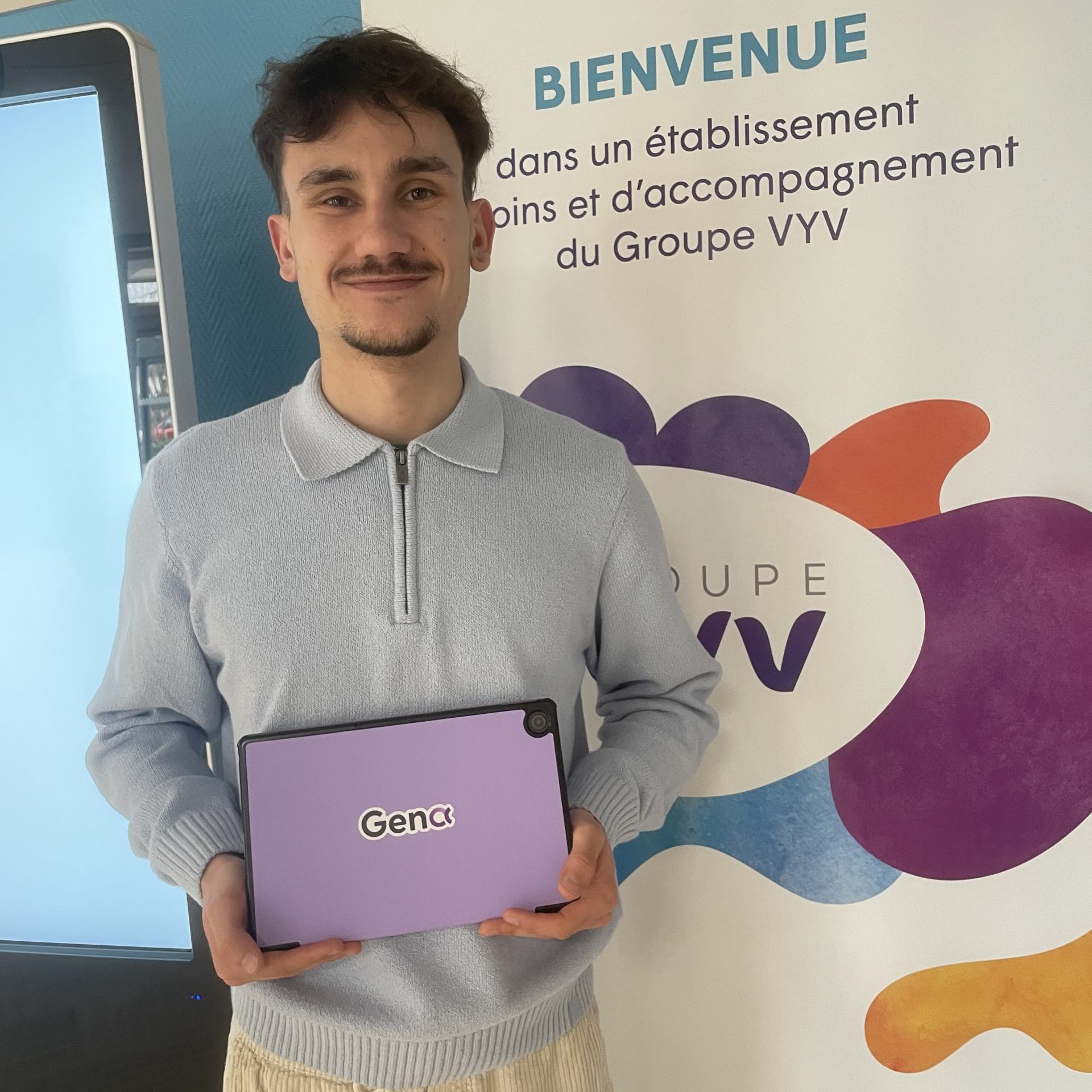 Virgil, animateur de la résidence La Grand'Maison