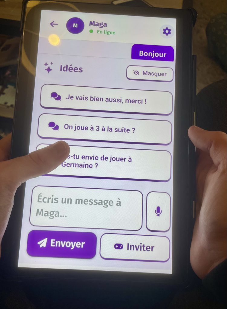 Essais messagerie Gena-App au CHU Angers Allegro