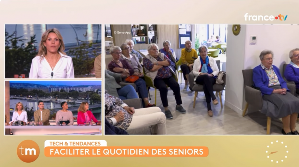 Gena-App mis à l'honneur dans l'émission TéléMatin de France 2