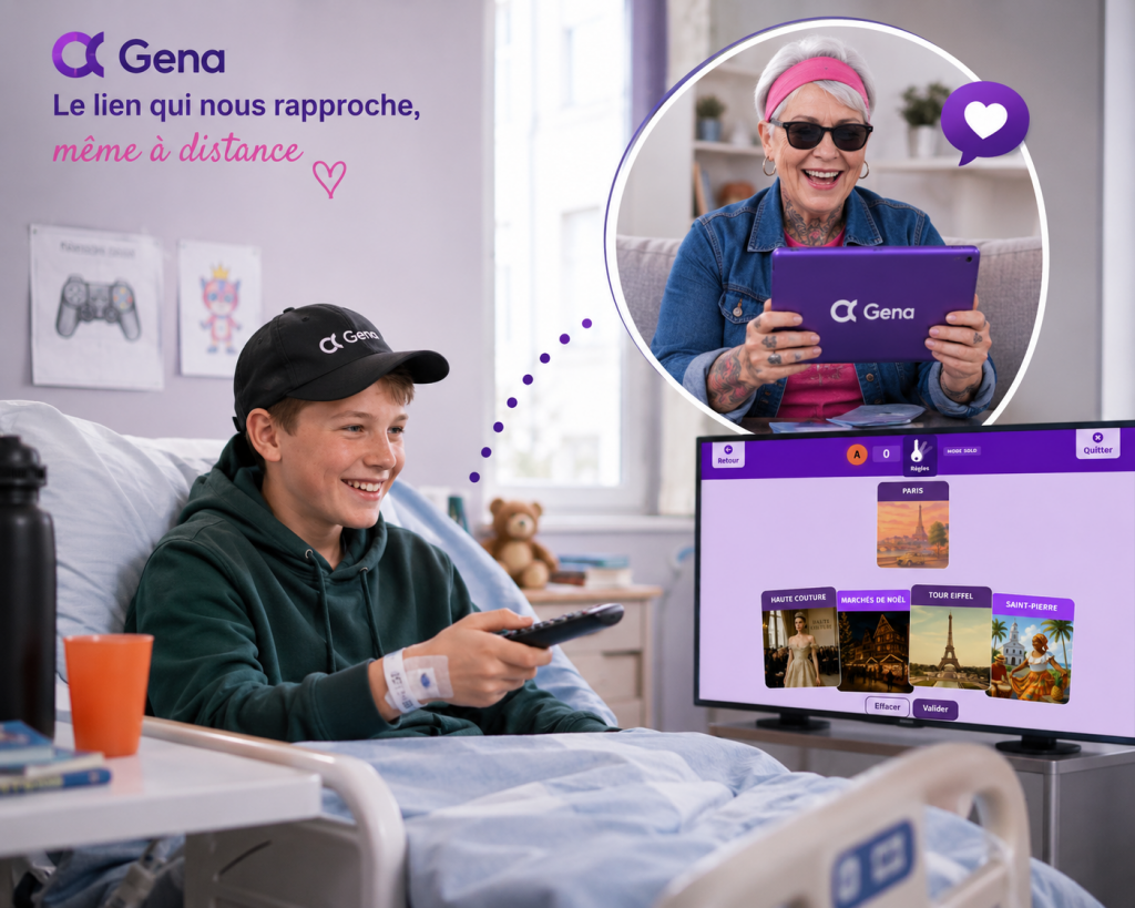 partager de bons moments même depuis une chambre d’hôpital