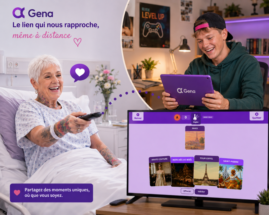 partager de bons moments même depuis une chambre d’hôpital