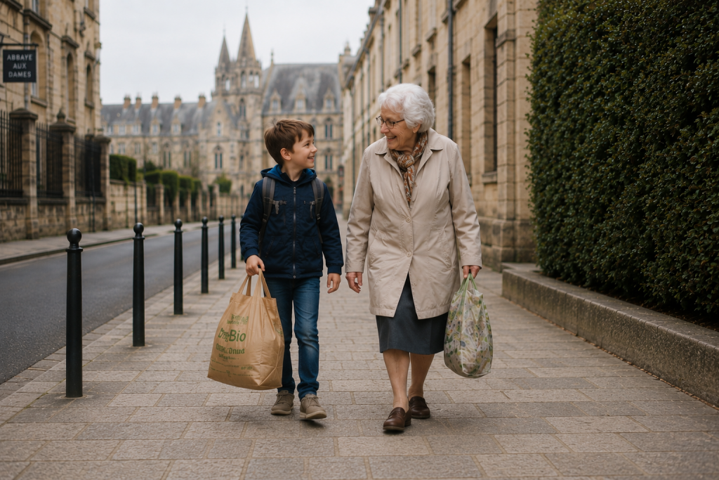 L’histoire touchante de Basile et Geneviève, symbole des liens intergénérationnels.